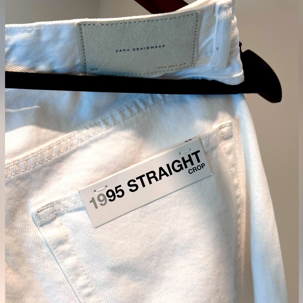 ZARA Straight Cropped Jeans